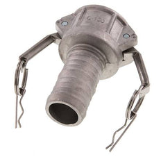 Camlock DN 40 (1 1/2'') Koppeling Aluminium met slangpilaar (38 mm) Type C MIL-C-27487