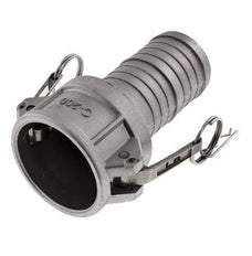 Camlock DN 50 (2'') Koppeling Aluminium met slangpilaar (50 mm) Type C MIL-C-27487