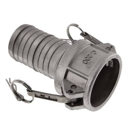 Camlock DN 50 (2'') Koppeling Aluminium met slangpilaar (50 mm) Type C MIL-C-27487