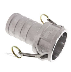 Camlock DN 60 (2 1/2'') Koppeling Aluminium met slangpilaar (63 mm) Type C MIL-C-27487