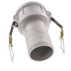 Camlock DN 60 (2 1/2'') Koppeling Aluminium met slangpilaar (63 mm) Type C MIL-C-27487