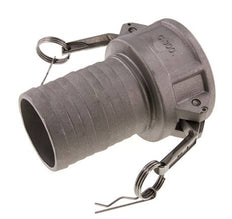 Camlock DN 75 (3'') Koppeling Aluminium met slangpilaar (75 mm) Type C MIL-C-27487