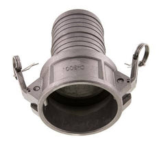 Camlock DN 75 (3'') Koppeling Aluminium met slangpilaar (75 mm) Type C MIL-C-27487