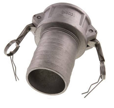 Camlock DN 75 (3'') Koppeling Aluminium met slangpilaar (75 mm) Type C MIL-C-27487