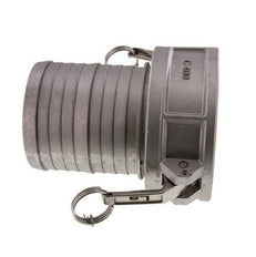 Camlock DN 90 (4'') Koppeling Aluminium met slangpilaar (100 mm) Type C MIL-C-27487