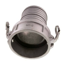 Camlock DN 90 (4'') Koppeling Aluminium met slangpilaar (100 mm) Type C MIL-C-27487