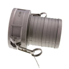 Camlock DN 90 (4'') Koppeling Aluminium met slangpilaar (100 mm) Type C MIL-C-27487
