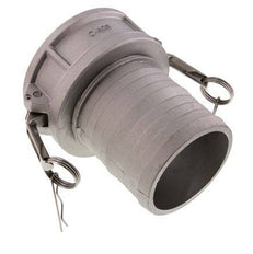 Camlock DN 90 (4'') Koppeling Aluminium met slangpilaar (100 mm) Type C MIL-C-27487