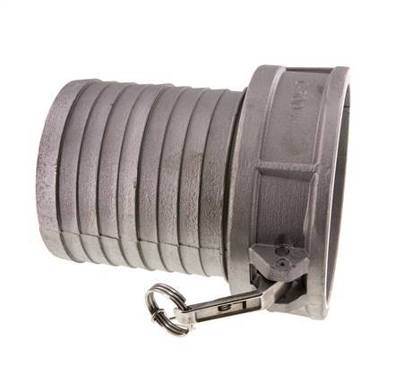 Camlock DN 120 (5'') Koppeling Aluminium met slangpilaar (127 mm) Type C MIL-C-27487