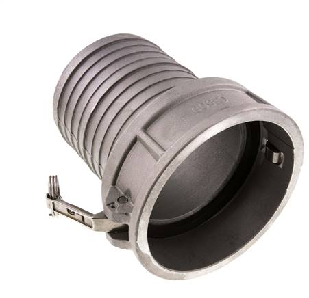 Camlock DN 140 (6'') Koppeling Aluminium met slangpilaar (150 mm) Type C MIL-C-27487