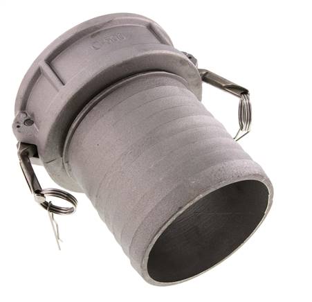 Camlock DN 140 (6'') Koppeling Aluminium met slangpilaar (150 mm) Type C MIL-C-27487
