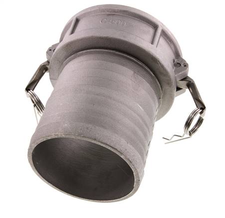 Camlock DN 140 (6'') Koppeling Aluminium met slangpilaar (150 mm) Type C MIL-C-27487