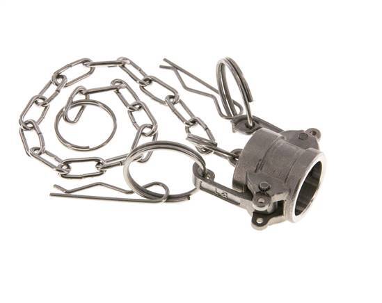 Camlock DN 15 (1/2'') Koppeling RvsEnd Cap Type DC MIL-C-27487