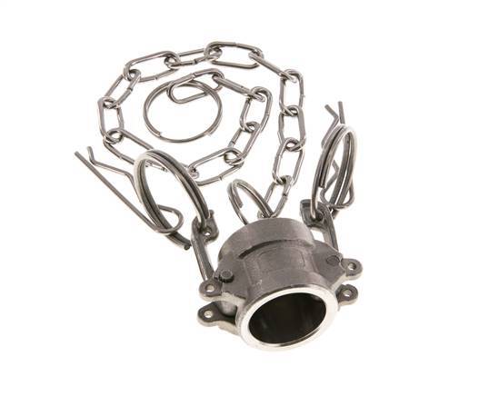 Camlock DN 15 (1/2'') Koppeling RvsEnd Cap Type DC MIL-C-27487