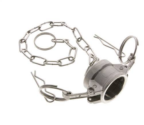 Camlock DN 20 (3/4'') Koppeling RvsEnd Cap Type DC MIL-C-27487