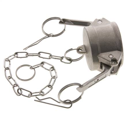 Camlock DN 40 (1 1/2'') Koppeling RvsEnd Cap Type DC MIL-C-27487
