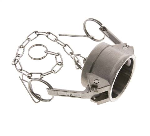 Camlock DN 40 (1 1/2'') Koppeling RvsEnd Cap Type DC MIL-C-27487