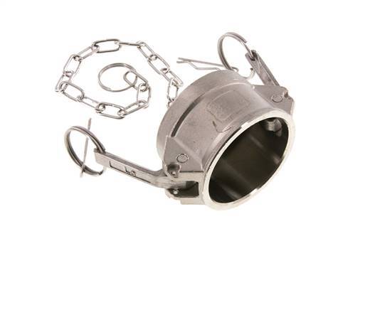 Camlock DN 50 (2'') Koppeling RvsEnd Cap Type DC MIL-C-27487