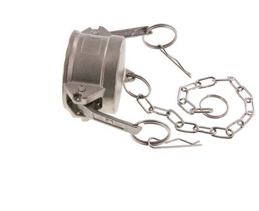 Camlock DN 50 (2'') Koppeling RvsEnd Cap Type DC MIL-C-27487