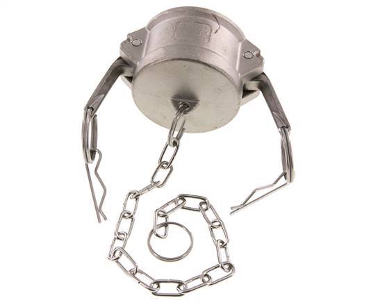 Camlock DN 50 (2'') Koppeling RvsEnd Cap Type DC MIL-C-27487
