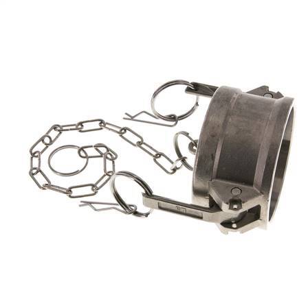 Camlock DN 60 (2 1/2'') Koppeling RvsEnd Cap Type DC MIL-C-27487