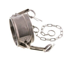 Camlock DN 75 (3'') Koppeling RvsEnd Cap Type DC MIL-C-27487
