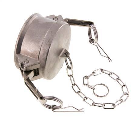Camlock DN 75 (3'') Koppeling RvsEnd Cap Type DC MIL-C-27487