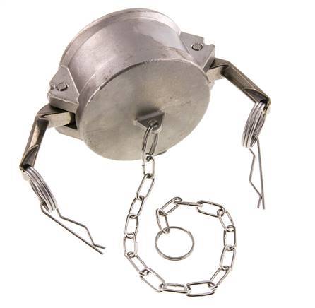 Camlock DN 75 (3'') Koppeling RvsEnd Cap Type DC MIL-C-27487