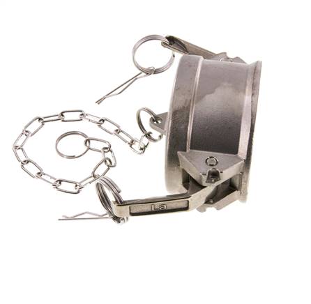 Camlock DN 75 (3'') Koppeling RvsEnd Cap Type DC MIL-C-27487