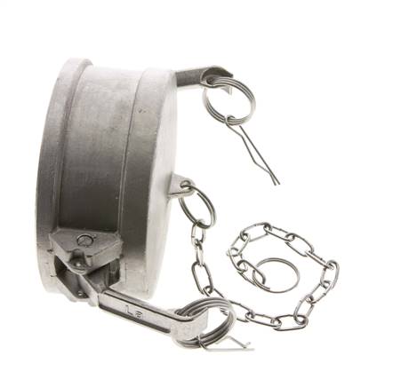 Camlock DN 90 (4'') Koppeling RvsEnd Cap Type DC MIL-C-27487