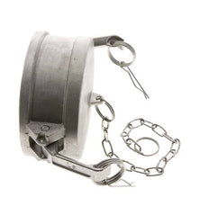 Camlock DN 90 (4'') Koppeling RvsEnd Cap Type DC MIL-C-27487