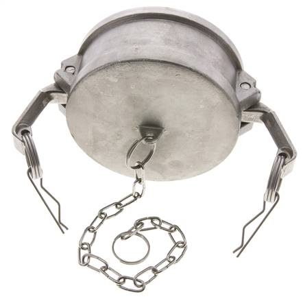 Camlock DN 90 (4'') Koppeling RvsEnd Cap Type DC MIL-C-27487