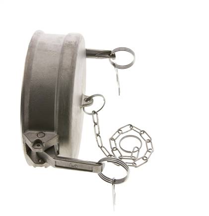 Camlock DN 140 (6'') Koppeling RvsEnd Cap Type DC MIL-C-27487