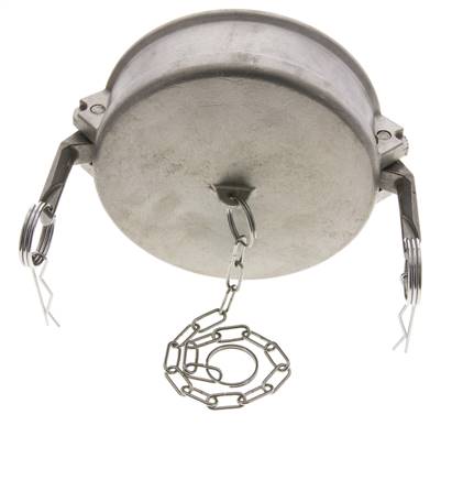 Camlock DN 120 (5'') Koppeling RvsEnd Cap Type DC MIL-C-27487