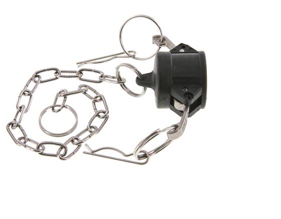 Camlock DN 20 (3/4'') Koppeling PolypropyleenEnd Cap Type DC MIL-C-27487