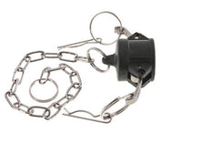 Camlock DN 20 (3/4'') Koppeling PolypropyleenEnd Cap Type DC MIL-C-27487