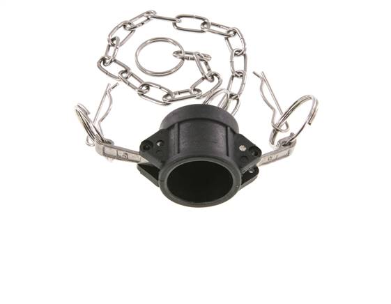Camlock DN 20 (3/4'') Koppeling PolypropyleenEnd Cap Type DC MIL-C-27487