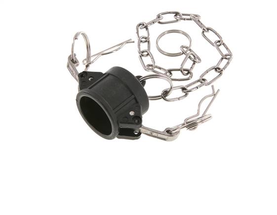 Camlock DN 20 (3/4'') Koppeling PolypropyleenEnd Cap Type DC MIL-C-27487
