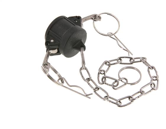 Camlock DN 20 (3/4'') Koppeling PolypropyleenEnd Cap Type DC MIL-C-27487