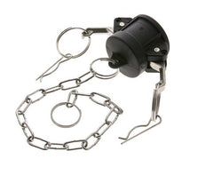 Camlock DN 25 (1'') Koppeling PolypropyleenEnd Cap Type DC MIL-C-27487