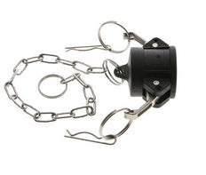 Camlock DN 25 (1'') Koppeling PolypropyleenEnd Cap Type DC MIL-C-27487