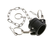 Camlock DN 25 (1'') Koppeling PolypropyleenEnd Cap Type DC MIL-C-27487