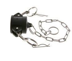 Camlock DN 25 (1'') Koppeling PolypropyleenEnd Cap Type DC MIL-C-27487