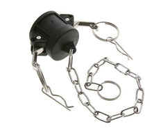 Camlock DN 25 (1'') Koppeling PolypropyleenEnd Cap Type DC MIL-C-27487