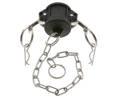 Camlock DN 25 (1'') Koppeling PolypropyleenEnd Cap Type DC MIL-C-27487