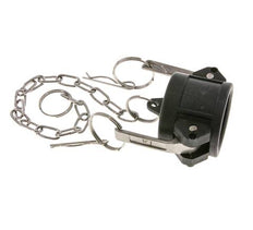 Camlock DN 32 (1 1/4'') Koppeling PolypropyleenEnd Cap Type DC MIL-C-27487