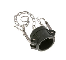 Camlock DN 32 (1 1/4'') Koppeling PolypropyleenEnd Cap Type DC MIL-C-27487