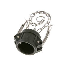 Camlock DN 32 (1 1/4'') Koppeling PolypropyleenEnd Cap Type DC MIL-C-27487