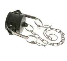 Camlock DN 32 (1 1/4'') Koppeling PolypropyleenEnd Cap Type DC MIL-C-27487