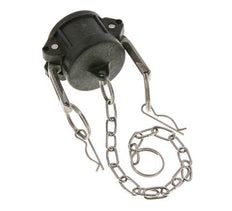Camlock DN 32 (1 1/4'') Koppeling PolypropyleenEnd Cap Type DC MIL-C-27487